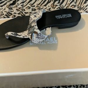 Michael kors thong sandals